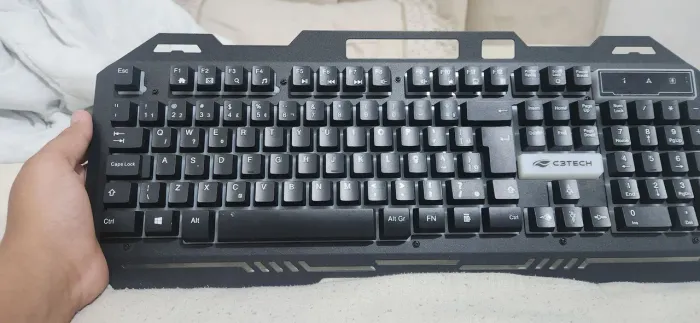 Teclado gamer c3tech kg-40bk novo