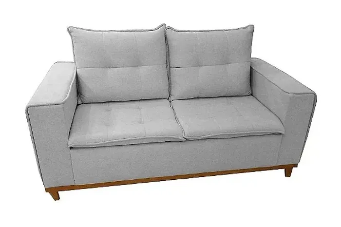 SOFÁ FIXO 200CM LINHO CINZA RAFAELA R876