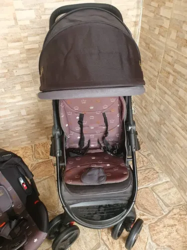 Carrinho de Bebê com Bebê Conforto Cosco Kids - Poppy Duo 0 a 15kg