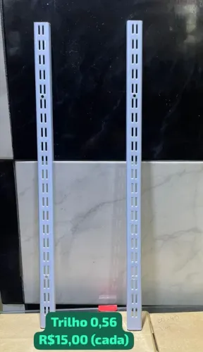 Trilho 0,50 Branco (Par)