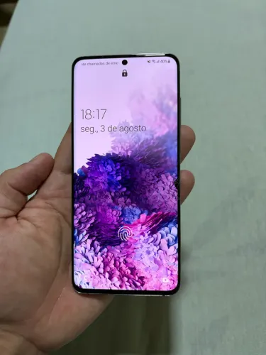 Galaxy s20 com avaria no botão de ligar, coisa simples de arrumar