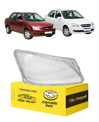 Lente Farol Chevrolet Classic 2011 12 13 14 15 2016 Nova L.d