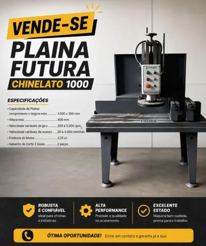 Vende-se Plaina FUTURA Chinelato 1000