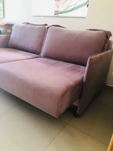 Sofá retrátil 2 lugares confortável 