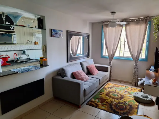 Apartamento 60m² 3 dormitórios sendo 1 suíte  condomínio mirador parque São Vicente Mauá