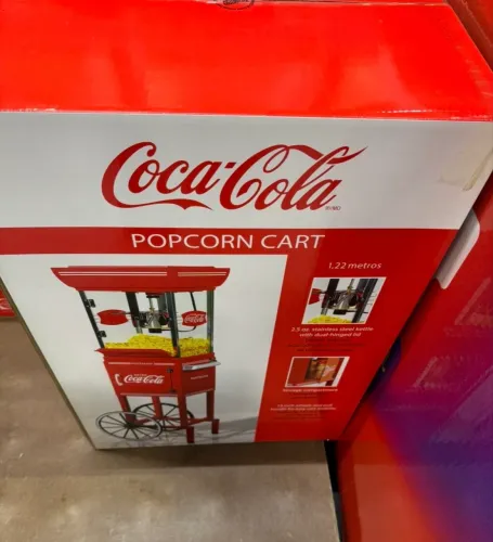 Pipoqueira coca cola gringa 1499.00