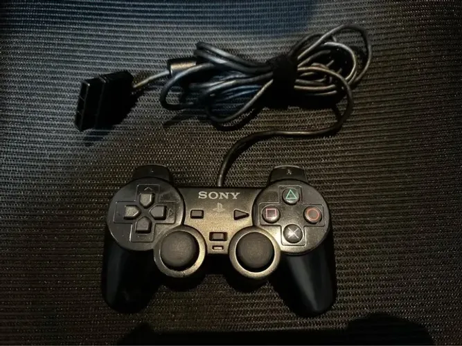 Controle Original Sony PlayStation 2 (DualShock) - Preto