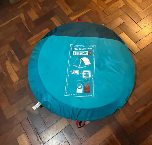 Barraca De Trilha 2 Seconds Easy | 3 Pessoas Cor Azul-petroleo-escuro Tamanho