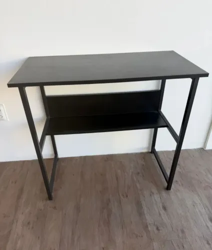 ESCRIVANINHA ESCRITÓRIO DE MDF COM APOIO METÁLICO 80x40cm fazemos entrega