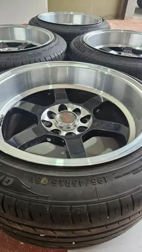 Rodas tala 8 aro 15 / 4x100/ 4x108 multifuro 