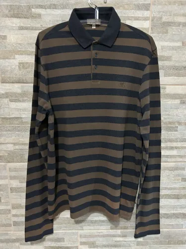 Camisa vintage listrada Burberry xl