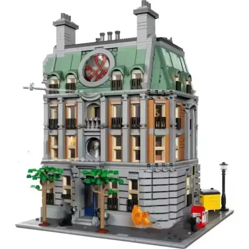 Blocos de Montar Sanctum Sanctorum Dr. Estranho Marvel 2708 Peças Modelo 76218 marca Mega