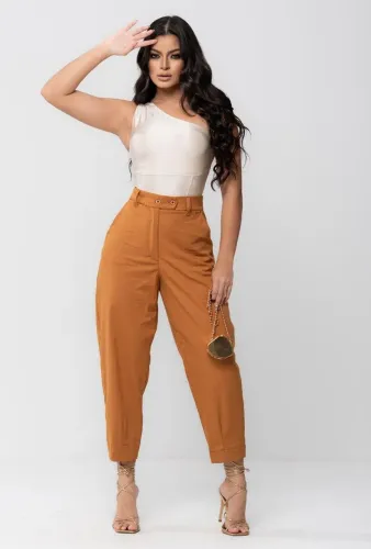 CALÇA CENOURA LISA