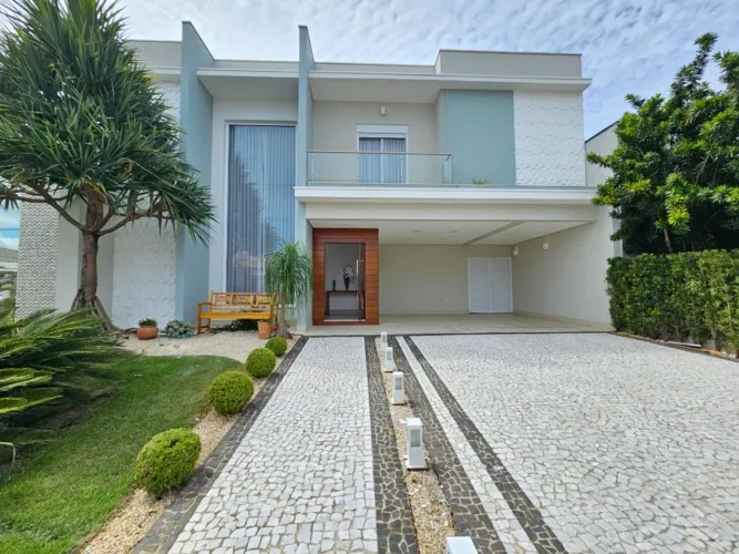 Sobrado à venda em Indaiatuba, Jardim Residencial Maria Dulce, com 3 suítes, com 268 m²
