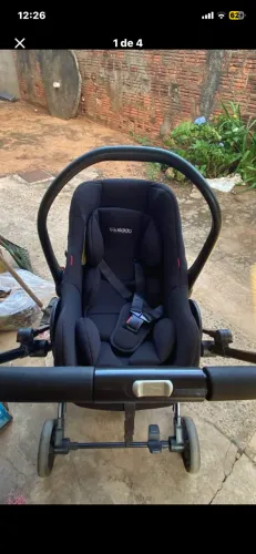 carrinho e bebe conforto kiddo
