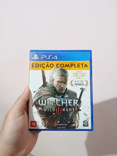 Jogo ps4 The witcher Versão COMPLETA