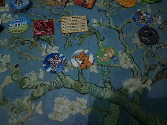 Lote de tazos Fatal Game