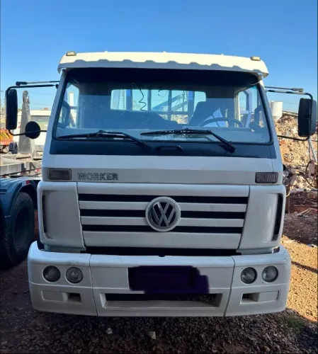 Caminhão Volkswagen Worker Poliguindaste - Pronto para Trabalhar