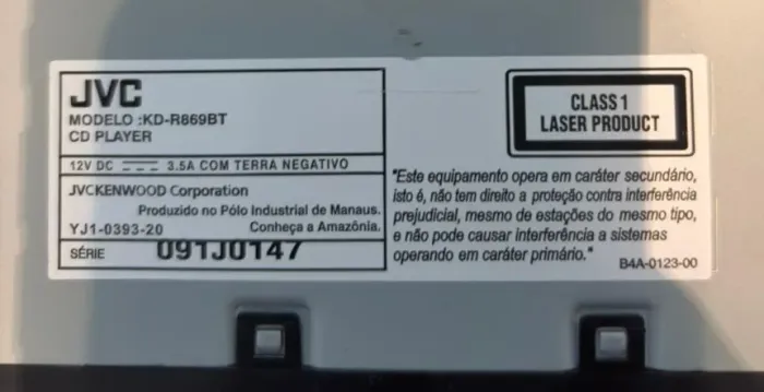 Negócio Som Automotivo marca JVC