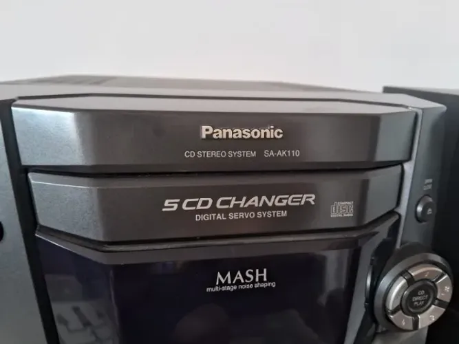Mini System Panasonic SA AK 110 206 W MS de potencia.