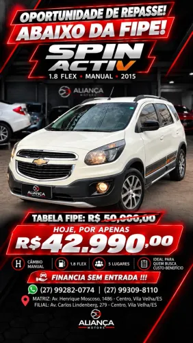 Chevrolet Spin Activ 1.8 8V Econo. Flex 5P Mec. 2015
