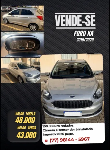 Ford KA 1.0 Se/se Plus Tivct Flex 5P 2020
