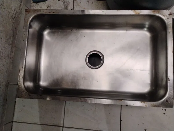 2 Cubas de inox para pia