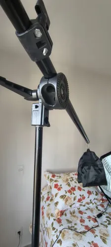 Suporte Girafa Boom Arm Com Tripé 2m e Saco De Areia (Braço T)