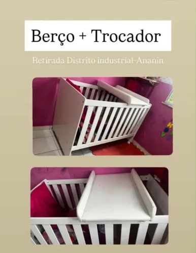 Berço e Trocador de Bebê 