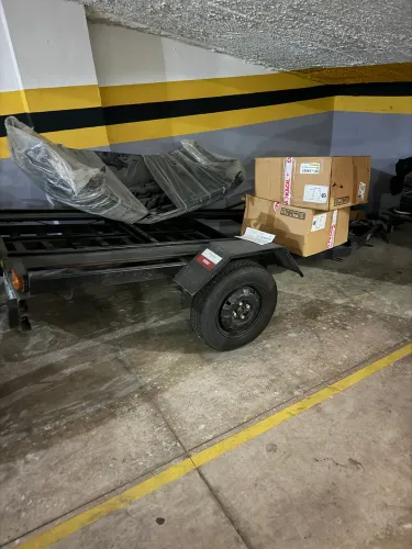Carretinha reboque para moto e quadriciclo