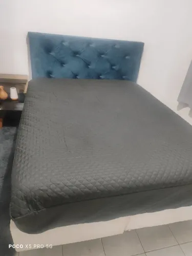 Cama Box Queen com cabeceira