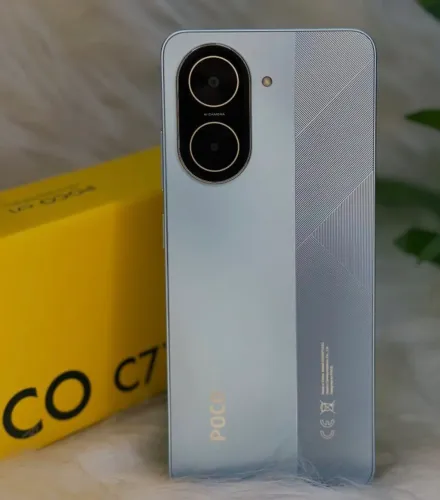 Mês de Festa com Celular Novo - Poco C71 - 128Gb Azul 