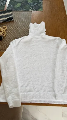 Blusa de fio quente, toque macio TAM único