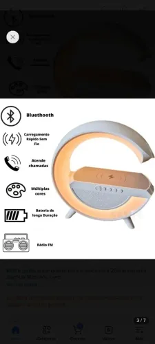 Vende-se esse caixinha de som, bluetooth FM carrega celular ótimo estado som alto