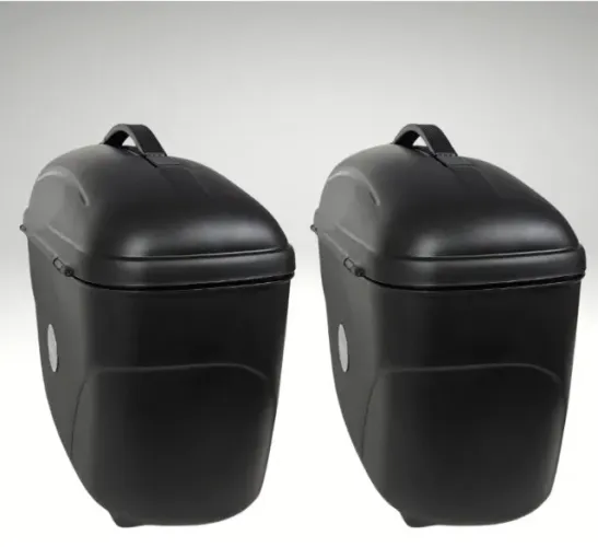 Par Baú/Bauleto Lateral Givi 21 Litros E21 Monokey e Baú traseiro GIVI 45 litros