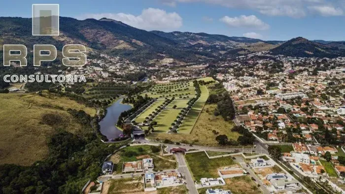 Terreno de 478m² a venda no Ecoville em Atibaia, localizado em esquina, com vista deslumbr