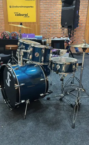 BATERIA NOVA DA J&F AZUL BRILHO
