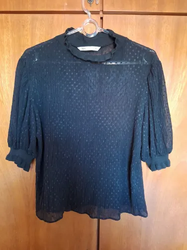 Blusa de Organza Zara - Tamanho P