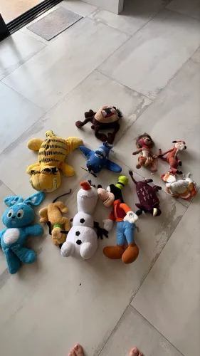 Lote 11 Pelúcias Premium Originais (Disney Store/Sunwalk/TY)