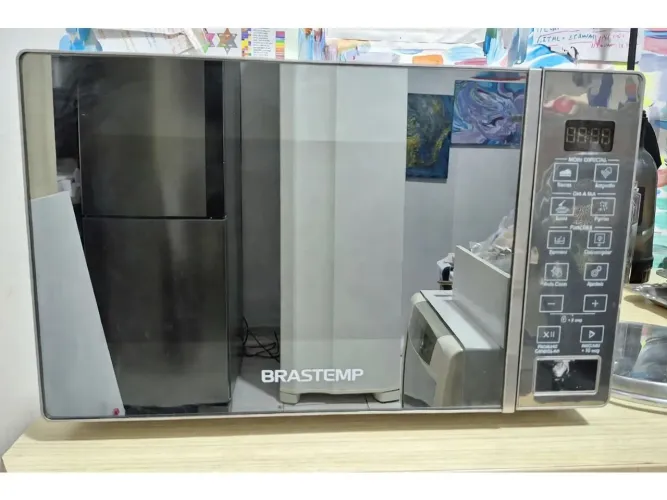 Microondas Consul 20L porta espelhada painel touch-estado de zero.perfeito Airbnb, kitnet,