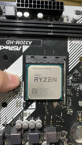 Kit processador AMD + Placa mãe