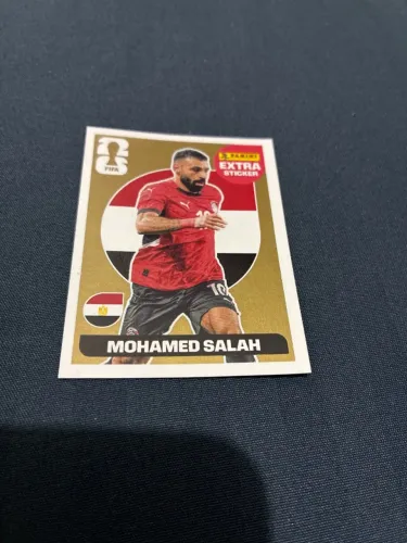 Figurinhas Extra Legend Erling Haaland e Salah Ouro Original Panini 2026 R$ 200,00 cada