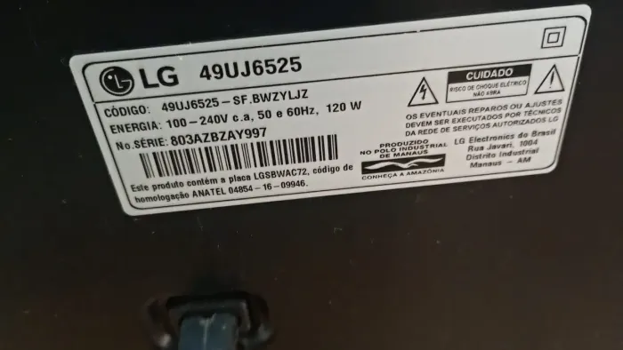 Tv smart 49 p. ( leia a descrição do anúncio)