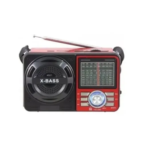 Rádio retrô portátil recarregáveis/ pilha