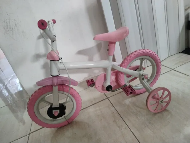 Bicicleta infantil feminina rosa 