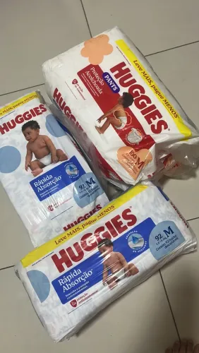 Vendo 3 pacotes de fralda