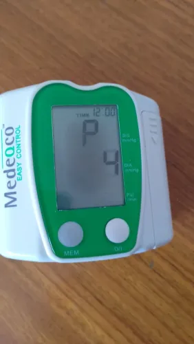 Aparelho de pressão de pulso medeqco easy control perfeito 