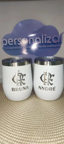 Copo térmico personalizado com gravação a laser