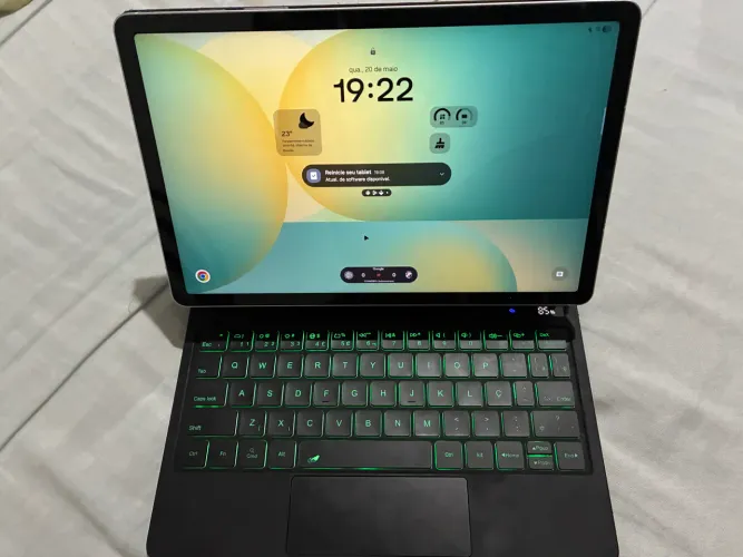 Samsung Galaxy Tab S10 Fe 128GB com teclado inteligente