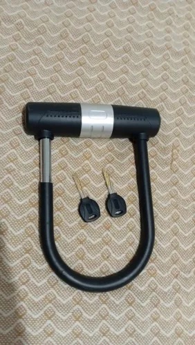 Cadeado De Aço Reforçado, Para Moto Ou Carro!